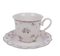 Preview: Tasse Untertasse Lisa mit Rosen Isabelle Rose